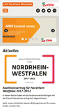 Mobile Screenshot of cdu-nrw.de